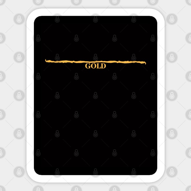 Gold Sticker by Prince